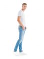 TOP-025 STRETCH REGULAR STRAIGHT BLEACHED DAMAGED