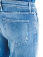 TOUCH STRETCH SKINNY SMALL RIPPED & MENDED LIGHT BLEACH