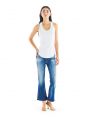 AMERICA RIBBED TANK TOP RINSE WASH