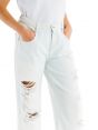 AIDA LOW SUPER FITTED LOW WAIST VOLUME LEG SUPER DESTROYED BLEACHED & DAMAGED