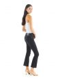 KATE CROP BOOTCUT STONE WASH WITH CONTRAST