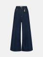 WIDE HIGH RISE SUPER WIDE CROPPED LEG RINSE WASH