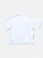 OVER PRINTED T-SHIRT WHITE DISTRESSED WASH