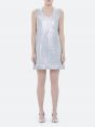 IRIS SLEEVELESS DRESS SILVER COATING