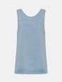 IRIS SLEEVELESS DRESS ICE BLEACH