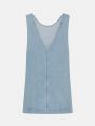 IRIS SLEEVELESS DRESS ICE BLEACH