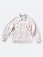 LOGAN TRUCKER OVER JACKET HANDMADE PINK CHALK PASTE