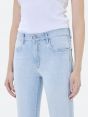 KATE NEW SLIM CROP BOOTCUT SUPER BLEACHED FRAYED EDGE