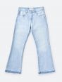 KATE NEW SLIM CROP BOOTCUT SUPER BLEACHED FRAYED EDGE