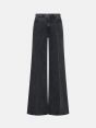 ASIA MID RISE WIDE LEG FLARED ECO ENZYME STONE WASH