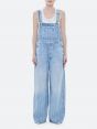 VICKY JUMPSUIT WITH STRASS BLEACH SUBTLE FADING AND WHISKERING