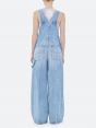 VICKY JUMPSUIT WITH STRASS BLEACH SUBTLE FADING AND WHISKERING