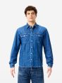 James regular icon shirt dark enzyme stone wash