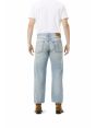Legend regular 90's fit straight ankle leg light blue wash repaired with dirty spots