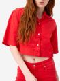 Jessie cropped cotton shirt