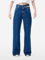 Jeans Zoe straight fit con doppia cintura