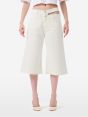 Missy wide-leg shorts with double belt