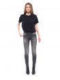 BODY SLIM HIGH RISE USED & FADED WASH