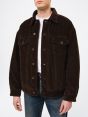 LOGAN PADDED TRUCKER OVER JACKET ENZYME WASH