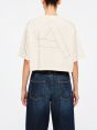 T-shirt Ariel boxy fit con logo