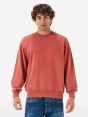 Ethan round neck cott. fl. resin spray garment dyed