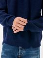 Round plain knit alpaca