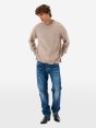 Round plain knit alpaca