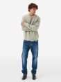 Round plain knit alpaca