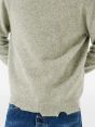 Round plain knit alpaca