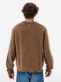 Round plain knit alpaca