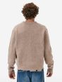Cardigan plain knit alpaca