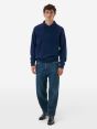 Polo plain knit alpaca l/s