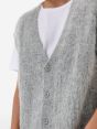 Over gilet brushed english rib amazing