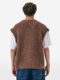Over gilet brushed english rib amazing