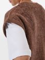 Over gilet brushed english rib amazing