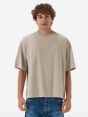 Over printed t-shirt resin spray garment dyed