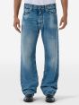Full wide straight leg antique vintage distressed