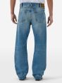 Full wide straight leg antique vintage distressed