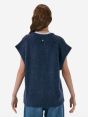 Over gilet brushed eng. rib amazing