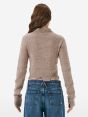 Polo plain knit alpaca
