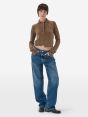 Polo plain knit alpaca