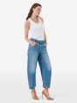 Aida crop super fitted low waist cropped curve leg mid tone natural vintage