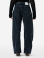 Aida ergo super fitted mid rise ergonomic leg eco enzyme stone wash