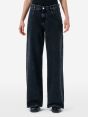 Aida low super fitted low waist volume leg eco enzyme stone wash