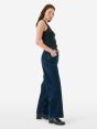 Aida low super fitted low waist volume leg eco enzyme stone wash