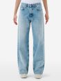 Mila low rise '90s fit light bleach broken edge
