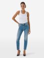 Body slim high rise mid tone natural vintage