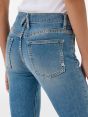 Body slim high rise mid tone natural vintage