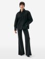 Flaire high rise flared with strass dégradé rinse wash