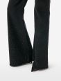 Flaire high rise flared with strass dégradé rinse wash